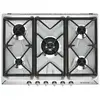 Image de Smeg victoria sr975xgh plaque acier inoxydable intégré 68.5 cm gaz 5 zone(s)