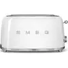 Image de Smeg - grille-pain 2 fentes 1500w blanc tsf02wheu - années 50 TSF02WHEU