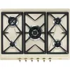 Image de Cuisinière à gaz Smeg SRV876POGH - Crème - Fonte - 1100 W