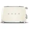 Image de Grille-pain 4 Tranches Années 1950 Inox Crème 950 W Smeg