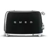Image de Smeg - grille-pain 4 fentes 950w noir tsf03bleu - années 50 TSF03BLEU