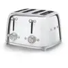Image de Smeg Tsf03sseu Grille-pain 6 4 Part(s) 2000 W Chrome