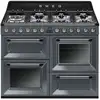 Image de Piano de cuisson gaz smeg tr4110gr victoria 110 cm gris ardoise