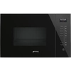Image de Smeg Fmi125n Micro-onde Noir Micro-ondes Grill Intégré 26 L 900 W