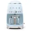 Image de Smeg - cafetière filtre programmable 10 tasses 1050w bleu azur dcf02pbeu - années 50 DCF02PBEU