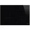 Image de Smeg si2741d table de cuisson à induction vitrocéramique encastrable 75 cm 4 feux noir CDP-DROP-SI2741D