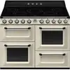 Image de Smeg Tr4110ip2 Four Et Cuisinière Electrique Plaque Avec Zone À Induction Crème