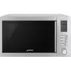 Image de Smeg Moe34cxi2 Micro-onde Noir, Acier Inoxydable Micro-onde Combiné Comptoir 35 L 1100 W