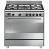 Image de Piano de cuisson SMEG BG91CTX2 - Chaleur tournante - Nettoyage catalyse - 5 foyers gaz - Sécurité thermocouple