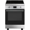 Image de Smeg Symphony C6imxt2 Four Et Cuisinière Electrique Plaque Avec Zone À Induction Acier Inoxydable