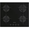Image de Plaque de cuisson - SMEG - PV264B - 4 foyers - Finition verre - Allumage automatique