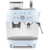 Image de Machine À Expresso Smeg Multi-boissons Comptoir Blue Ground Coffee 2 Tasses