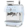 Image de Smeg - machine à expresso avec broyeur 20 bars bleu egf03pbeu - EGF03PBEU