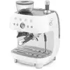 Image de Machine à café combinée expresso années 50 blanc EGF03WHEU