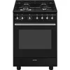 Image de Smeg Concert Cx61gmbl Four Et Cuisinière Electrique Gaz Noir