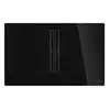 Image de Table induction 70 cm noire avec hotte intégrée 4 zones evoslider 7783728