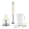Image de Smeg Hbf03creu Blender Mélangeur Par Immersion 700 W Crème, Acier Inoxydable