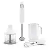 Image de Smeg Hbf03wheu Blender Mélangeur Par Immersion 700 W Acier Inoxydable, Blanc