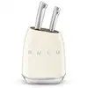 Image de Smeg - bloc de 6 couteaux crème kbsf02cr - KBSF02CR