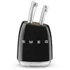 Image de Smeg - bloc de 6 couteaux noir kbsf02bl - KBSF02BL