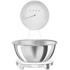 Image de Smeg Ksf01whww Escabeaux De Cuisine Chrome, Blanc Comptoir Balance De Ménage Électronique