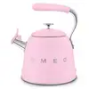 Image de Smeg - bouilloire à sifflet 2.3l rose wkf01pk - WKF01PK