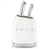 Image de Smeg - bloc de 6 couteaux blanc kbsf02wh - KBSF02WH