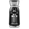 Image de Moulin à café - SMEG - CGF03BLEU - Noir - 240 g - Broyeur conique inox 15 niveaux