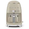 Image de Smeg Cafetière filtre programmable 10 tasses 1050w beige lin - DCF02MLMEU
