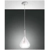Image de Lustre Suspension Led Lila En Métal Et Verre Borosilicate Transparent 3481-40-241 Fabas Luce