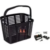 Image de Panier plastique Plaza XL noir - Bellelli - Fixation pour VAE - 34x18x25