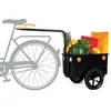 Image de Remorque vélo Bellelli Eco Trailer Maxi 60 L - Noir - Arrière - Tube de selle - 35 kg - Vélo loisir