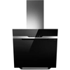 Image de ELICA hotte murale MAJESTIC 60 cm (Noir - Acier Inox et verre)