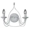 Image de Applique Murale - Ideal Lux - Corte AP2 - Blanc Antique - 2 x 40W E14 - Dimensions 360x370x205mm
