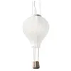 Image de Suspension - IDEAL LUX - DREAM BIG - Blanc - 1 ampoule E27 - Tissu et Verre