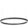 Image de Suspension - Ideal Lux - ORACLE SLIM D90 - Noir - LED 48W - Ø 90 cm - 3000 lumen