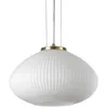 Image de Plafonnier - IDEAL - PLISSE Globe Dome - Laiton - 35cm - E27 - Design Contemporain