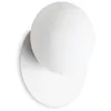 Image de Applique Ronde - Ideal Lux NINFEA - Métal et Verre - Blanc - IP20 - 12 cm de Hauteur