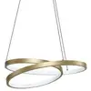 Image de Ideal lux oz suspension led intégrée en laiton, 4350 lm, 3000 k