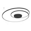 Image de Ideal lux oz plafonnier semi-encastré led intégré, noir, 8300 lm, 3000 k