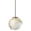 Image de Ideal lux bloom suspension globe en laiton de 22 cm, 1 x e27