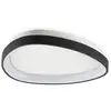 Image de Ideal lux gemini plafonnier semi-encastré à led intégré, noir, 2950 lm, 4000 k