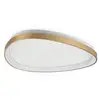 Image de Ideal lux gemini plafonnier semi-encastré led intégré en laiton 3550 lm 4000 k