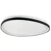 Image de Ideal lux gemini plafonnier semi-encastré à led intégré, noir, 4650 lm, 4000 k