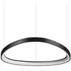 Image de Ideal lux gemini suspension led intégrée noire 5400 lm 4000 k