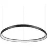 Image de Ideal lux gemini suspension led intégrée noire 6600 lm 4000 k
