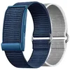 Image de Bracelet pour smartwatch - Nilox NXSWONAIRBL - Silicone & TPU - Bleu et argenté - Léger et résistant