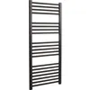 Image de Radiateur sèche serviettes Tonon Evolution - 514 W - Hauteur 120 m - Noir mat - Réversible recto verso