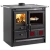 Image de Cuisinière à bois - Rosa L16 Steel - acier émaillé - four 55 L - postcombustion & double vitrage