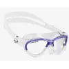 Image de Lunettes de natation Cressi Cobra blanc bleu avec verres transparents enfant